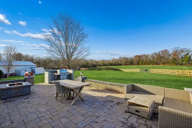 a view of a green field