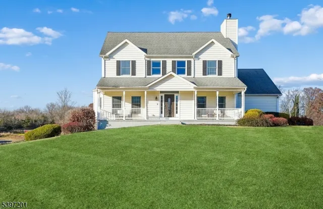 a aerial view of a house with garden