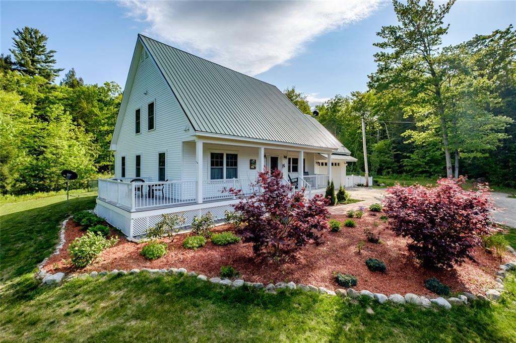 71 Hardscrabble Road Sweden, ME 04040 - Photo 1 of 35 Exterior Front with gardens coming...