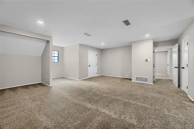 a view of an empty room