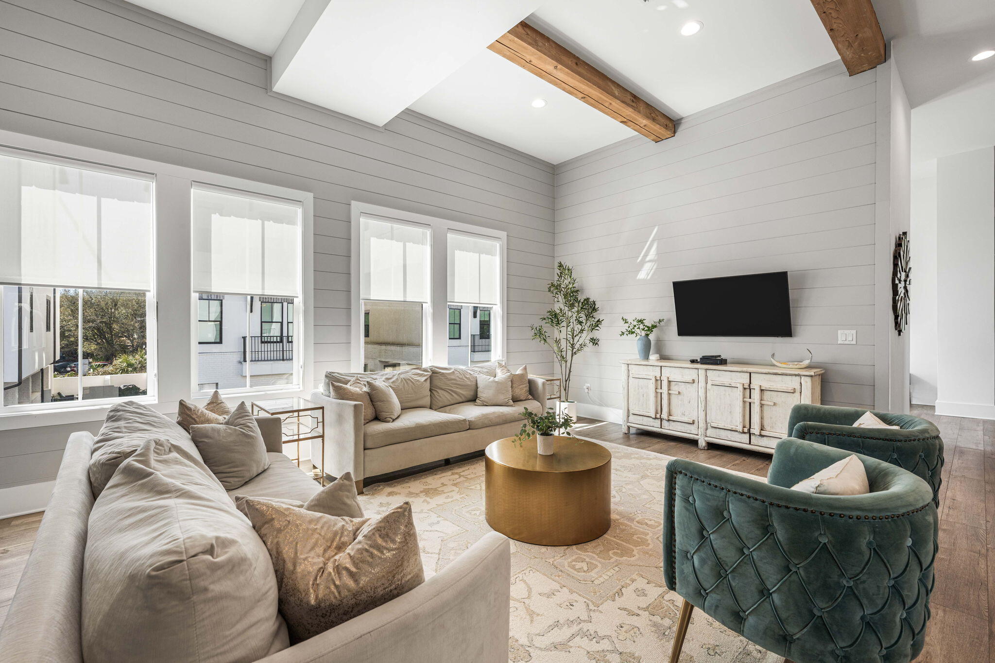 35 Cote D Azur Drive Santa Rosa Beach, FL 32459 - Photo 12 of 54 a living room with furniture and a flat screen tv