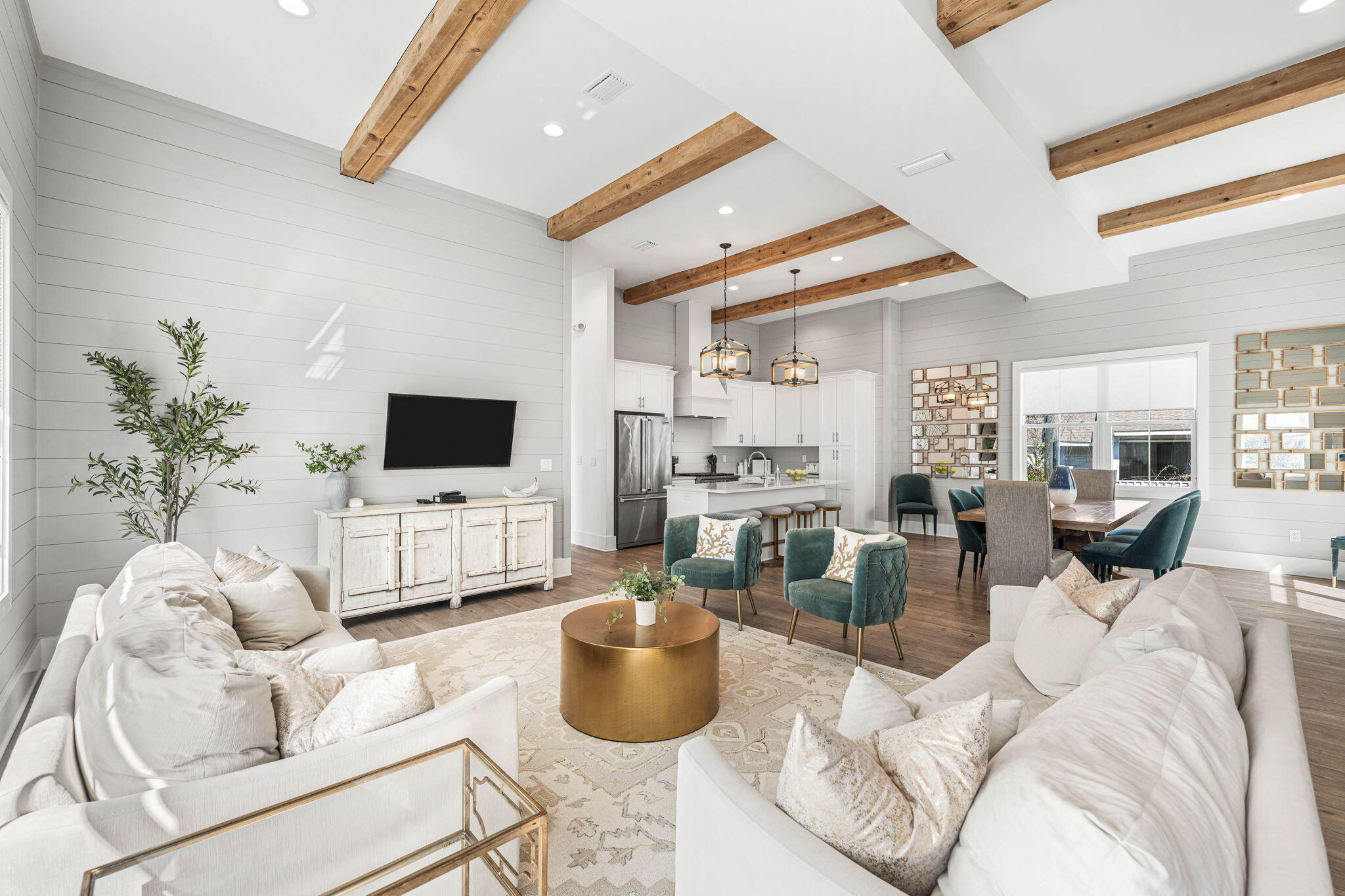 35 Cote D Azur Drive Santa Rosa Beach, FL 32459 - Photo 13 of 54 a living room with furniture and a flat screen tv