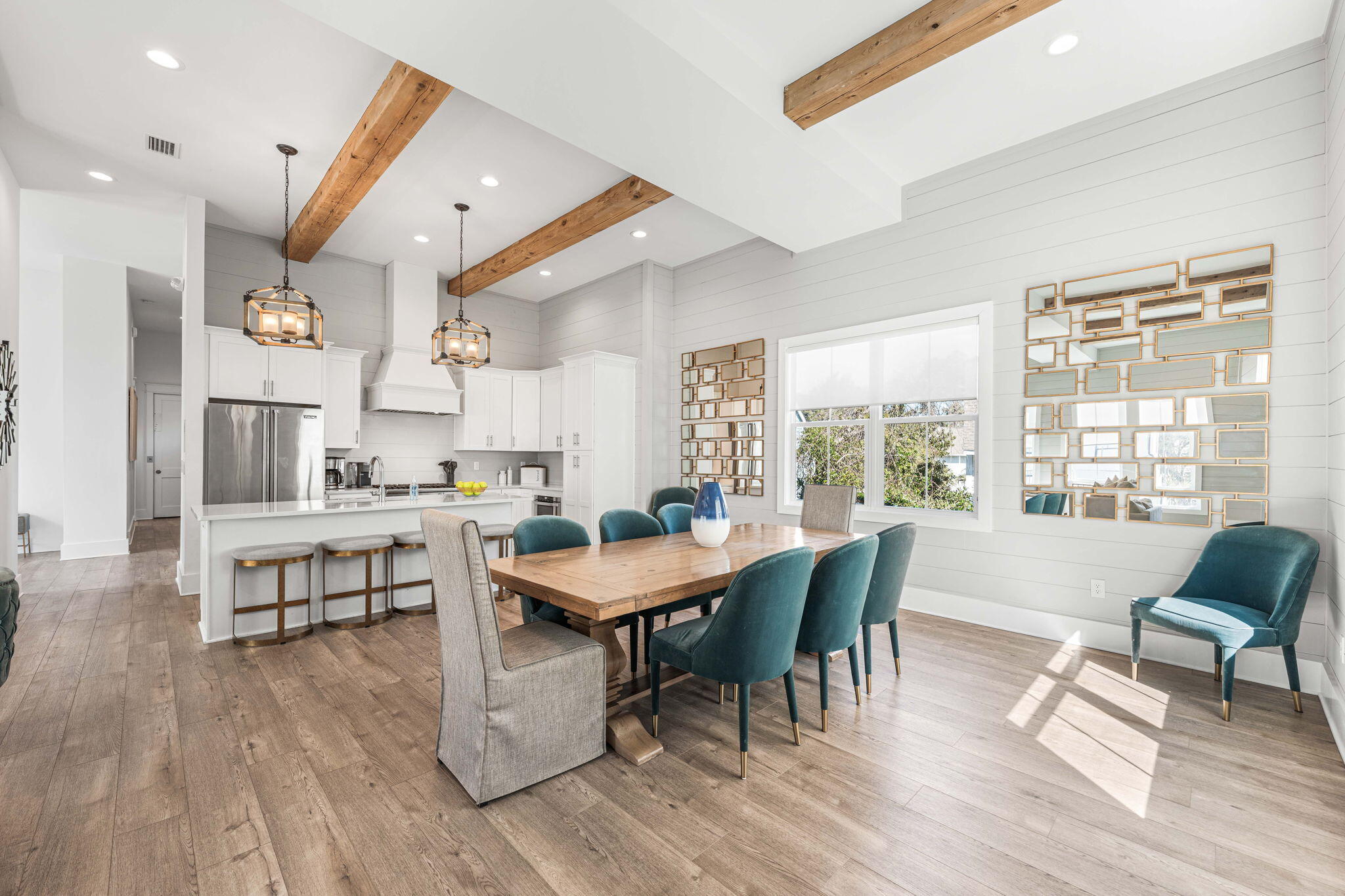 35 Cote D Azur Drive Santa Rosa Beach, FL 32459 - Photo 14 of 54 a view of a dining room with furniture window and wooden floor