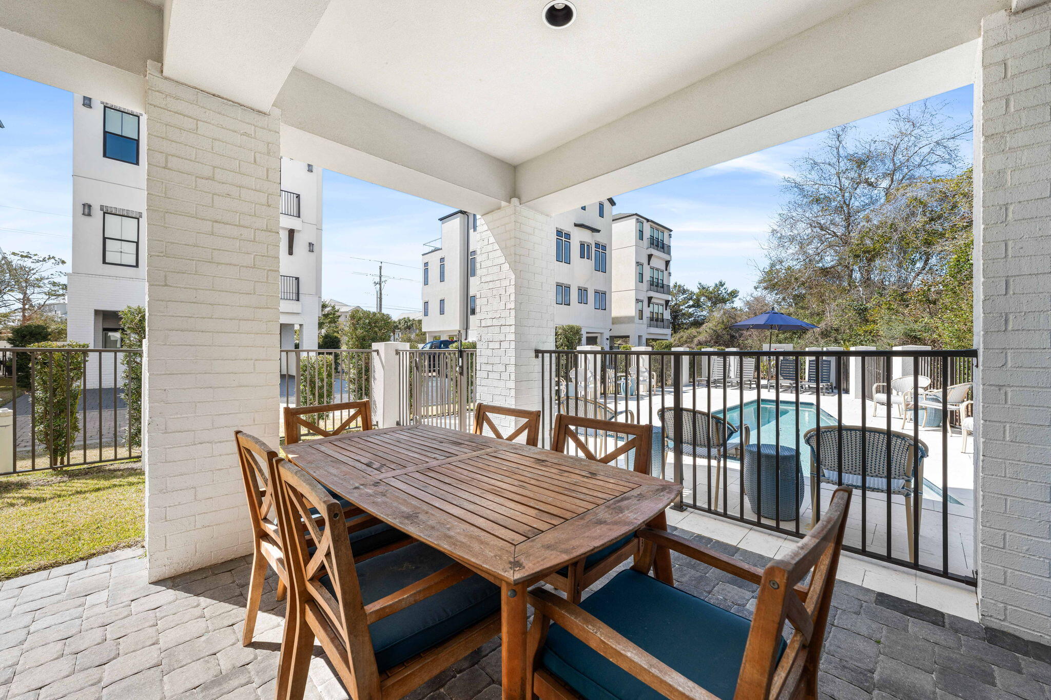 35 Cote D Azur Drive Santa Rosa Beach, FL 32459 - Photo 48 of 54 a view of a deck with furniture and wooden floor