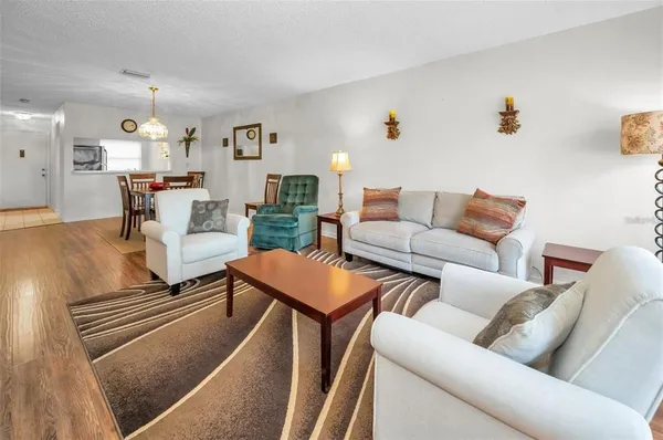 a view of an entryway with a cabinet