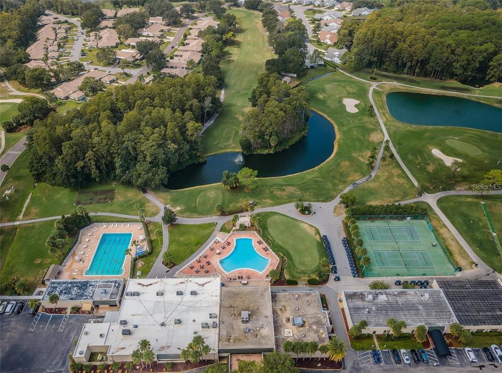 3521 Teeside Drive New Port Richey, FL 34655 - Photo 45 of 73 an aerial view of houses with swimming pool