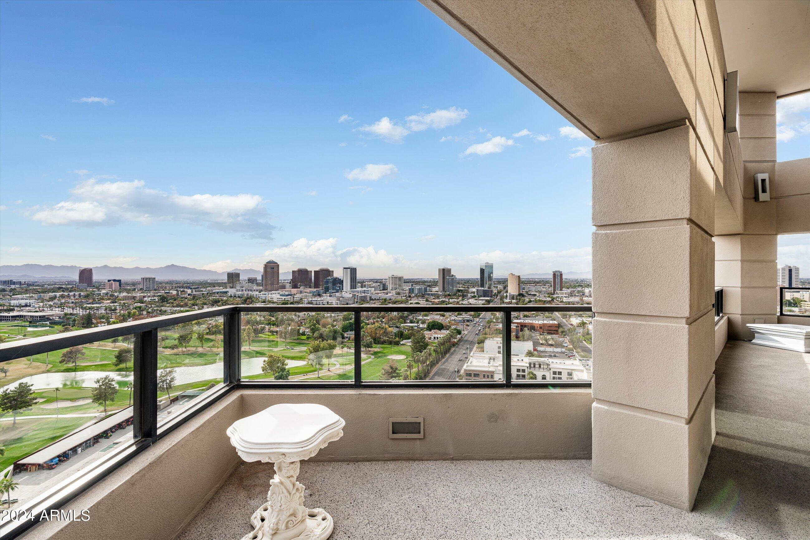 1040 East Osborn Road, Unit 1901 Phoenix, AZ 85014 - Photo 26 of 35 Patio & Views