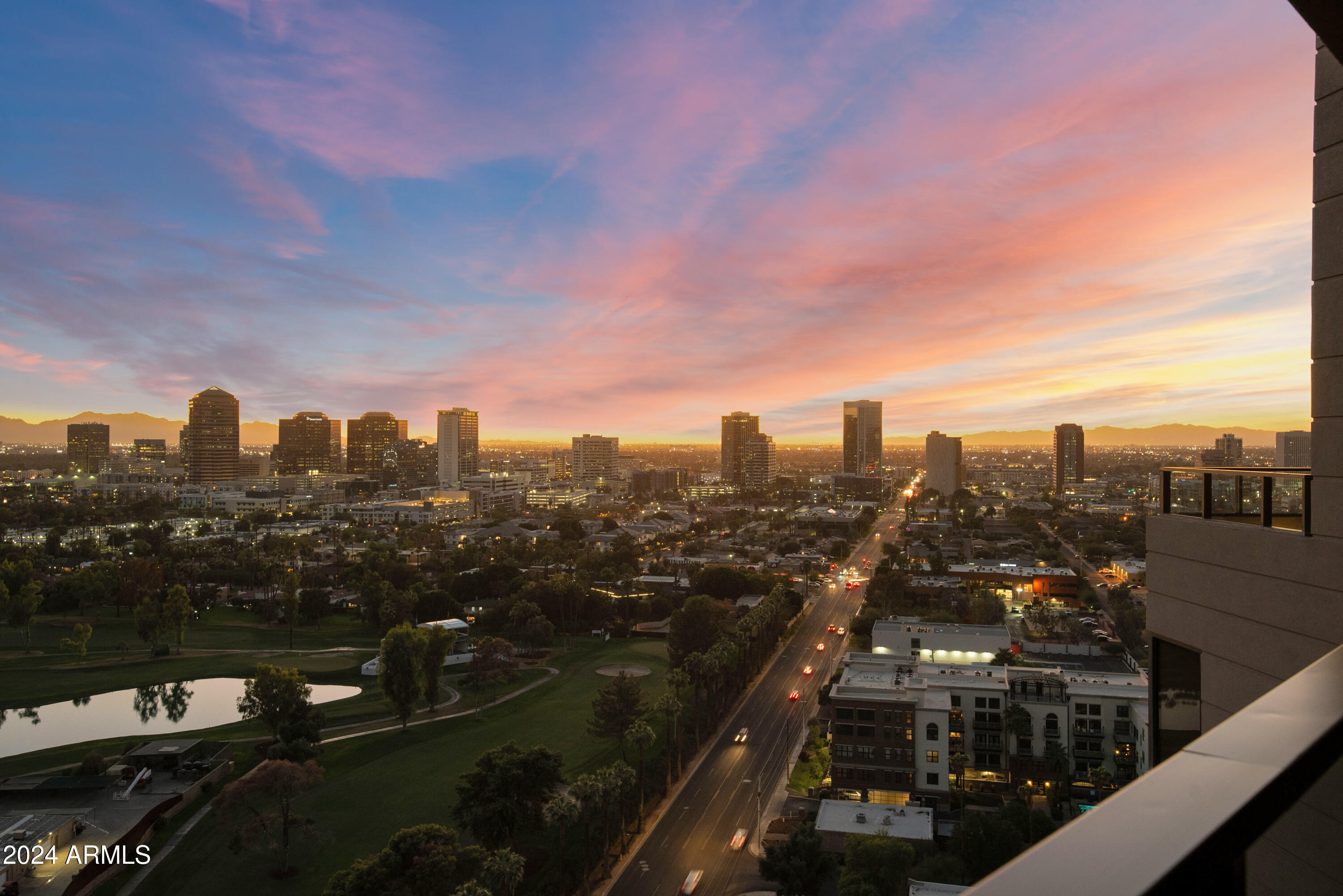 1040 East Osborn Road, Unit 1901 Phoenix, AZ 85014 - Photo 32 of 35 Golf Course & City Views