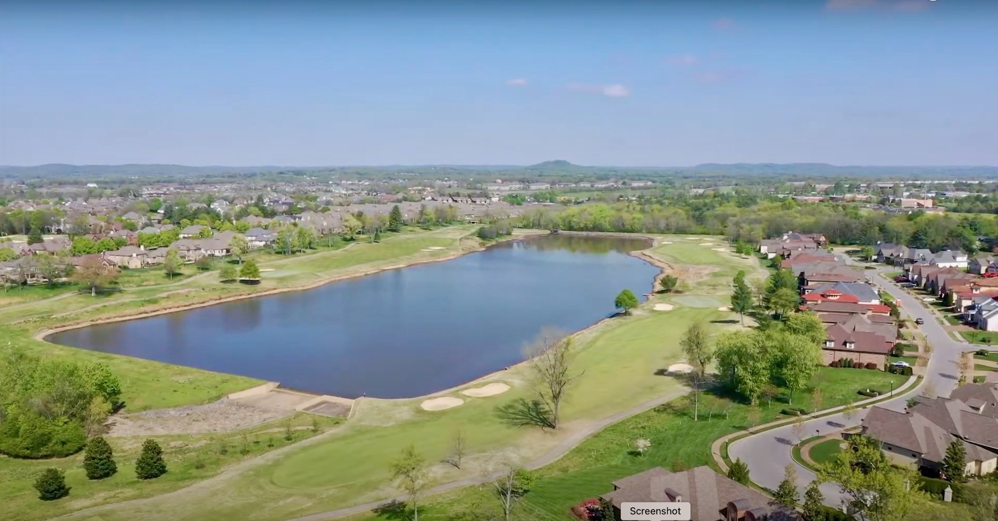 886 Fairington Way Gallatin, TN 37066 - Photo 15 of 22 an aerial view of a house with a lake view