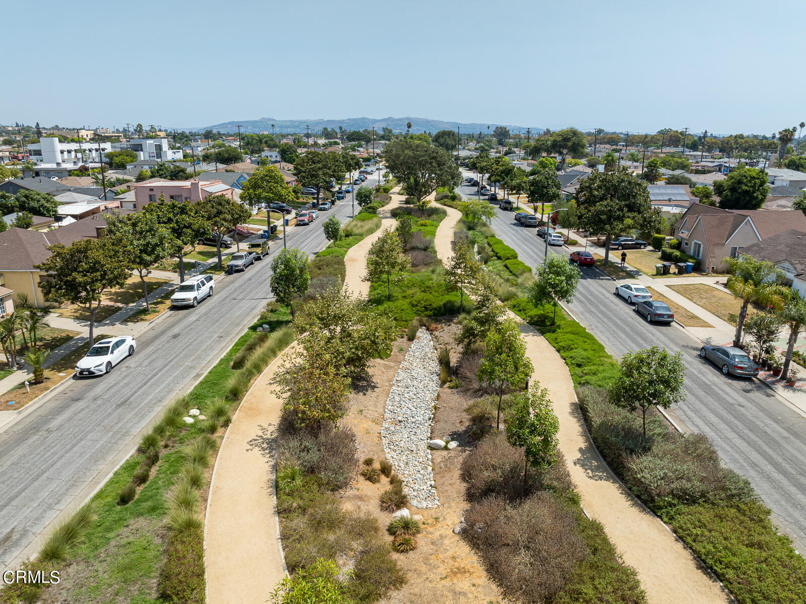 6540 Northside Drive Los Angeles, CA 90022 - Photo 48 of 54 an aerial view of residential houses with outdoor space