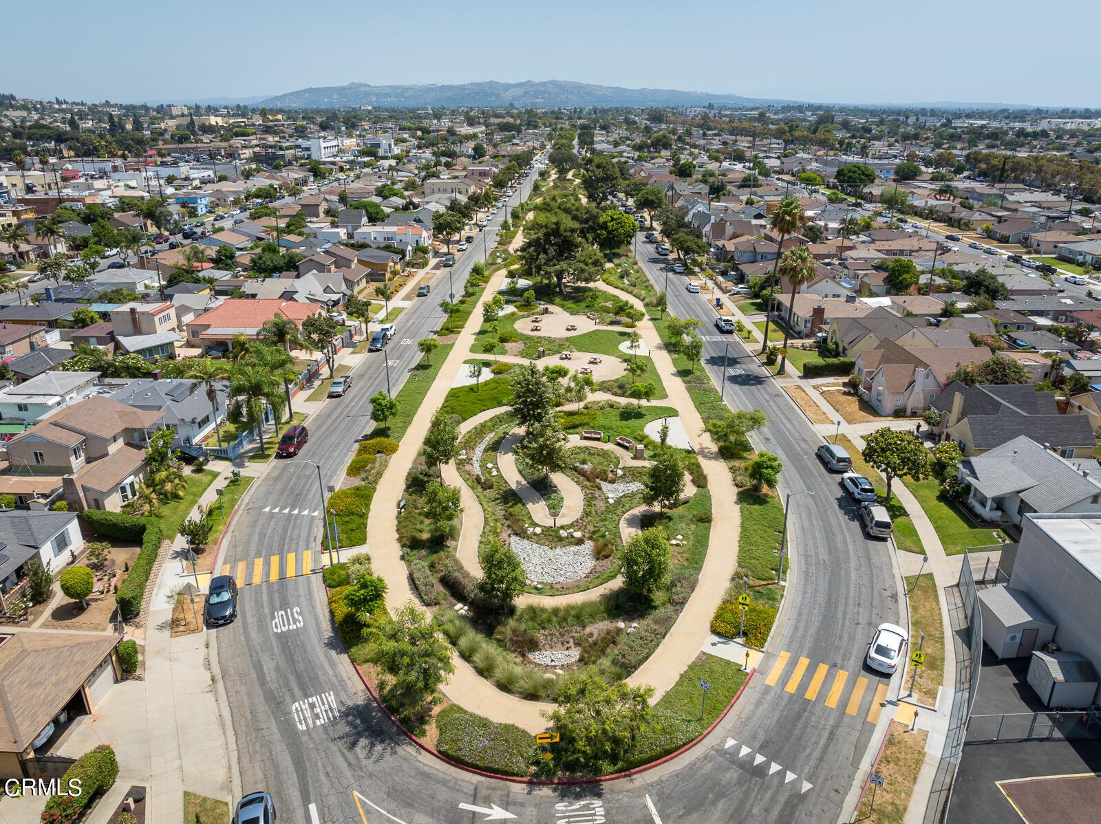 6540 Northside Drive Los Angeles, CA 90022 - Photo 49 of 54 an aerial view of a house