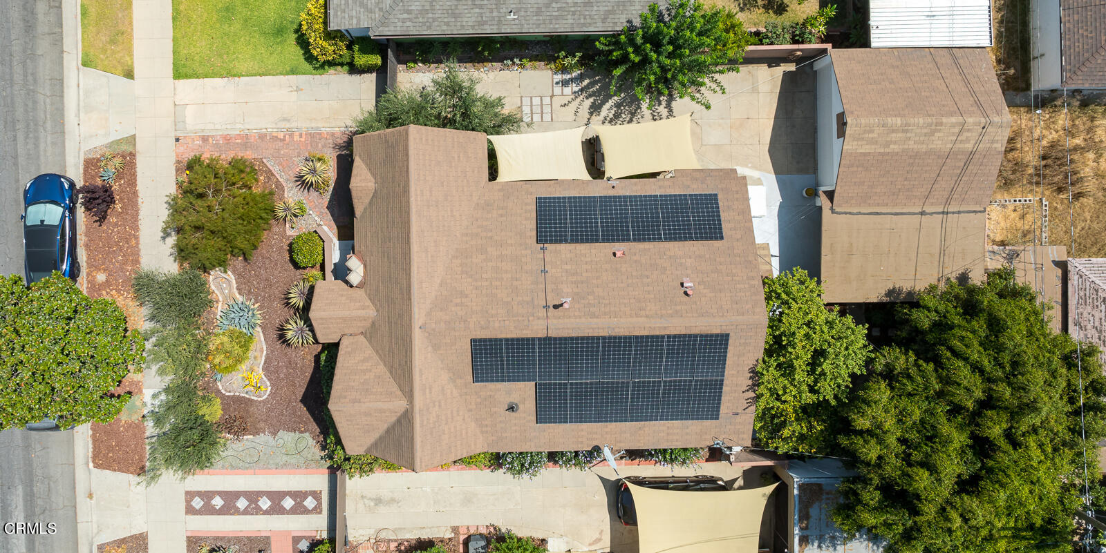 6540 Northside Drive Los Angeles, CA 90022 - Photo 53 of 54 an aerial view of a house with yard and sitting area