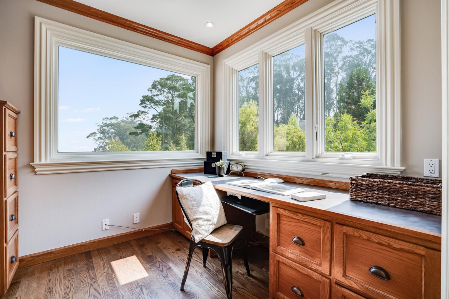 843 Chiltern Road Hillsborough, CA 94010 - Photo 40 of 94 a view of a kitchen with granite countertop a sink and a window