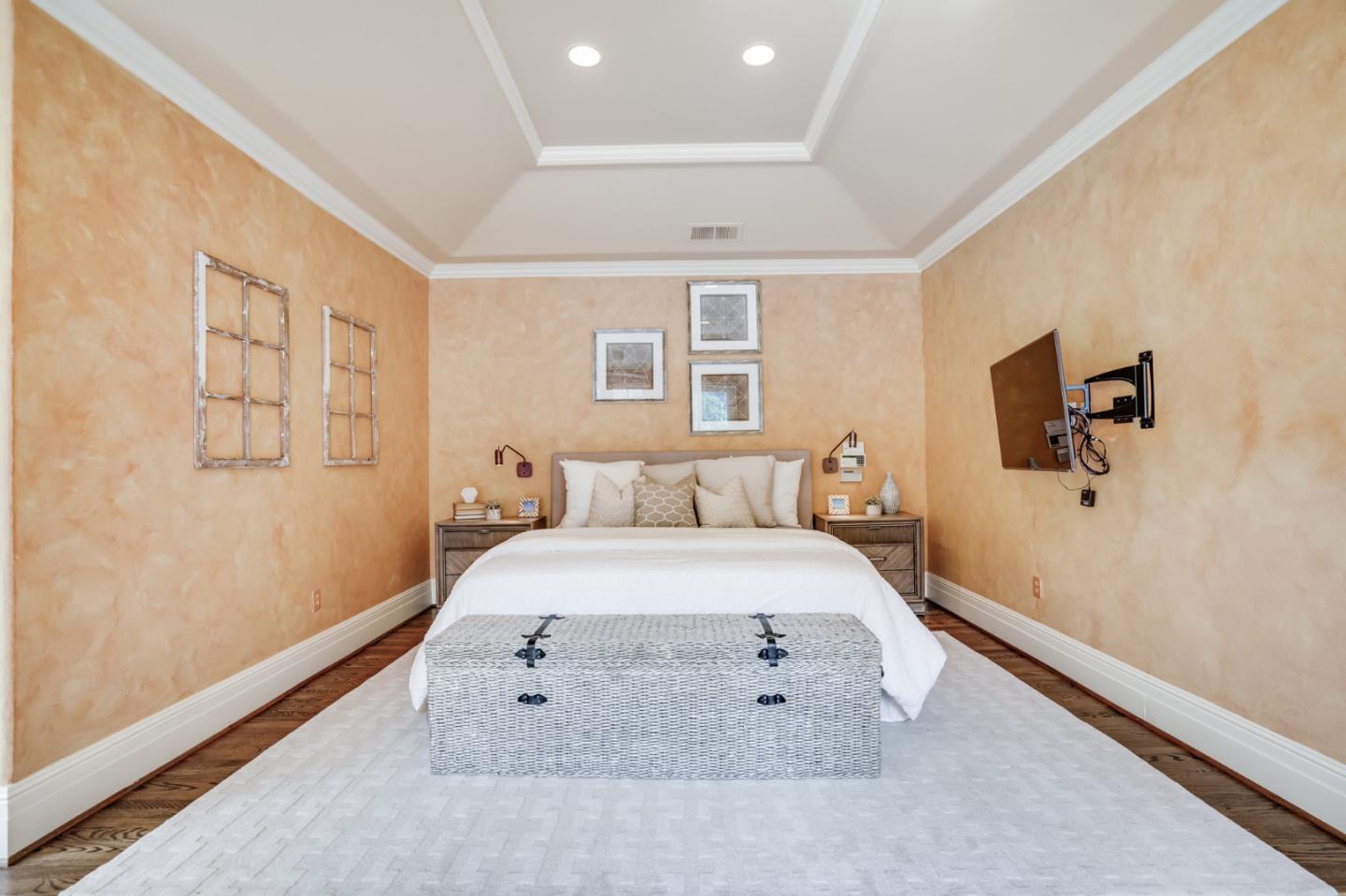 843 Chiltern Road Hillsborough, CA 94010 - Photo 44 of 94 a spacious bedroom with a bed and a window