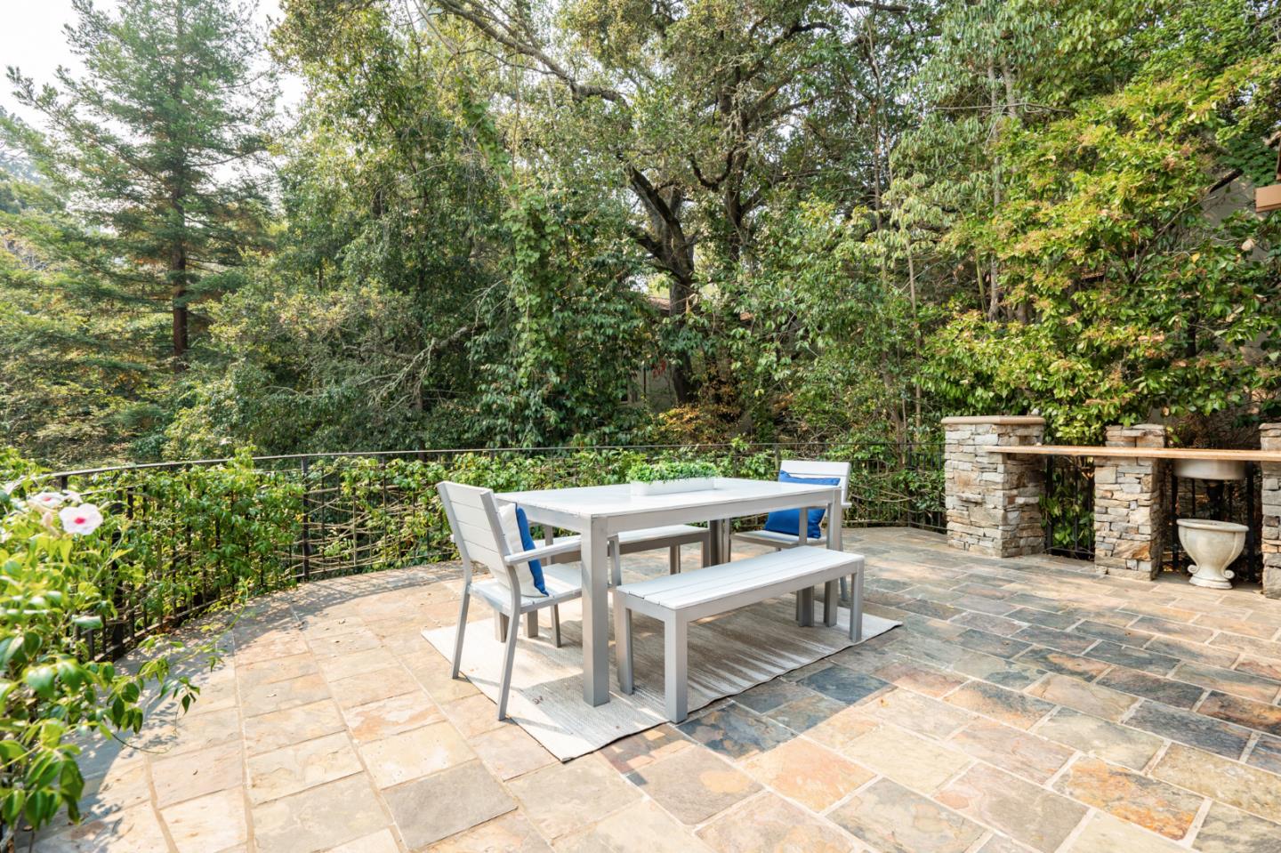 843 Chiltern Road Hillsborough, CA 94010 - Photo 76 of 94 a roof view with a sitting space
