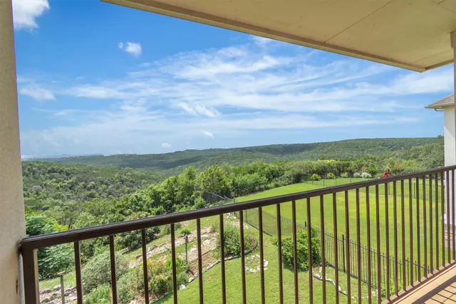 a view of city and mountain