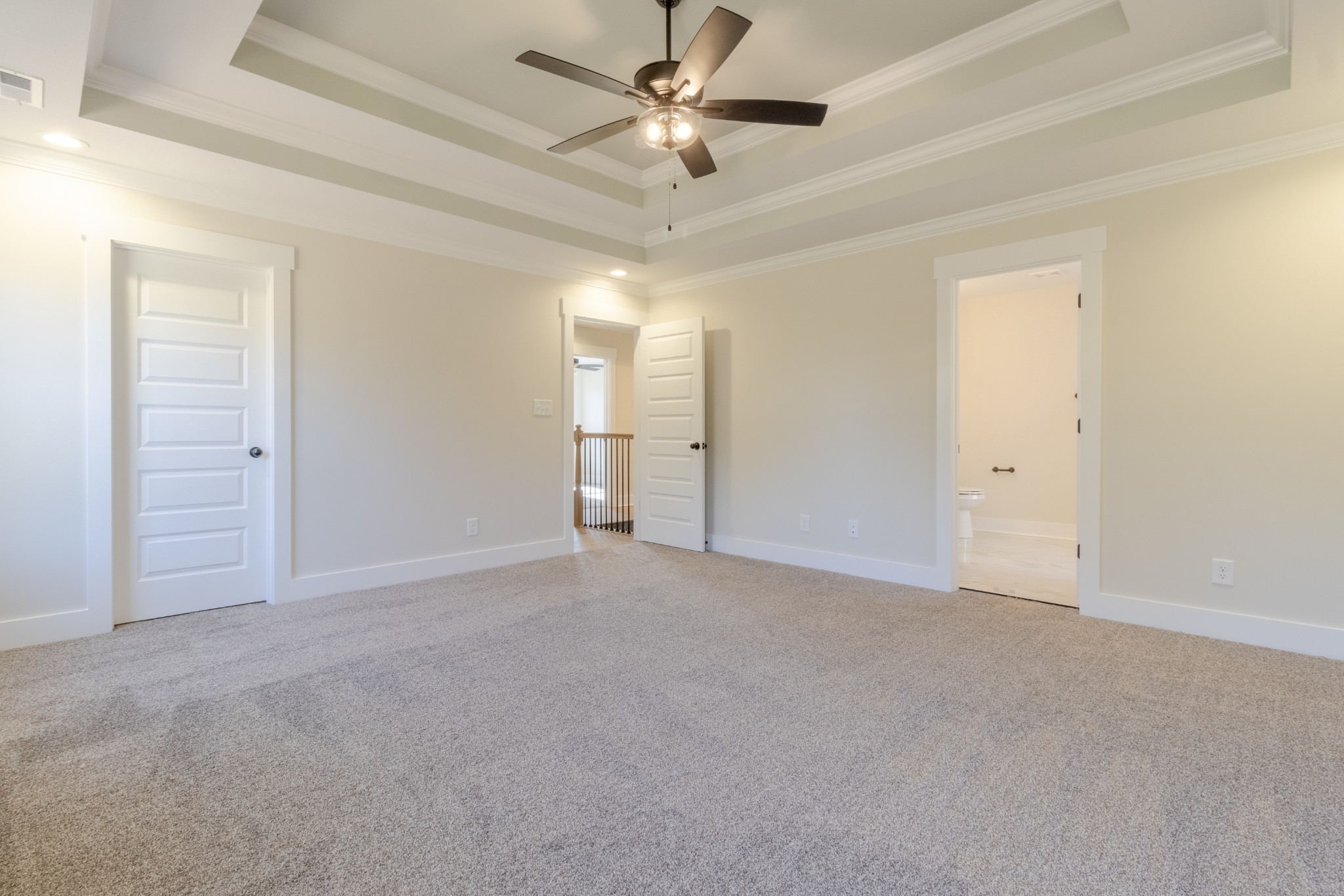 846 Limestone Way Clarksville, TN 37043 - Photo 14 of 30 an empty room with closet and a ceiling fan