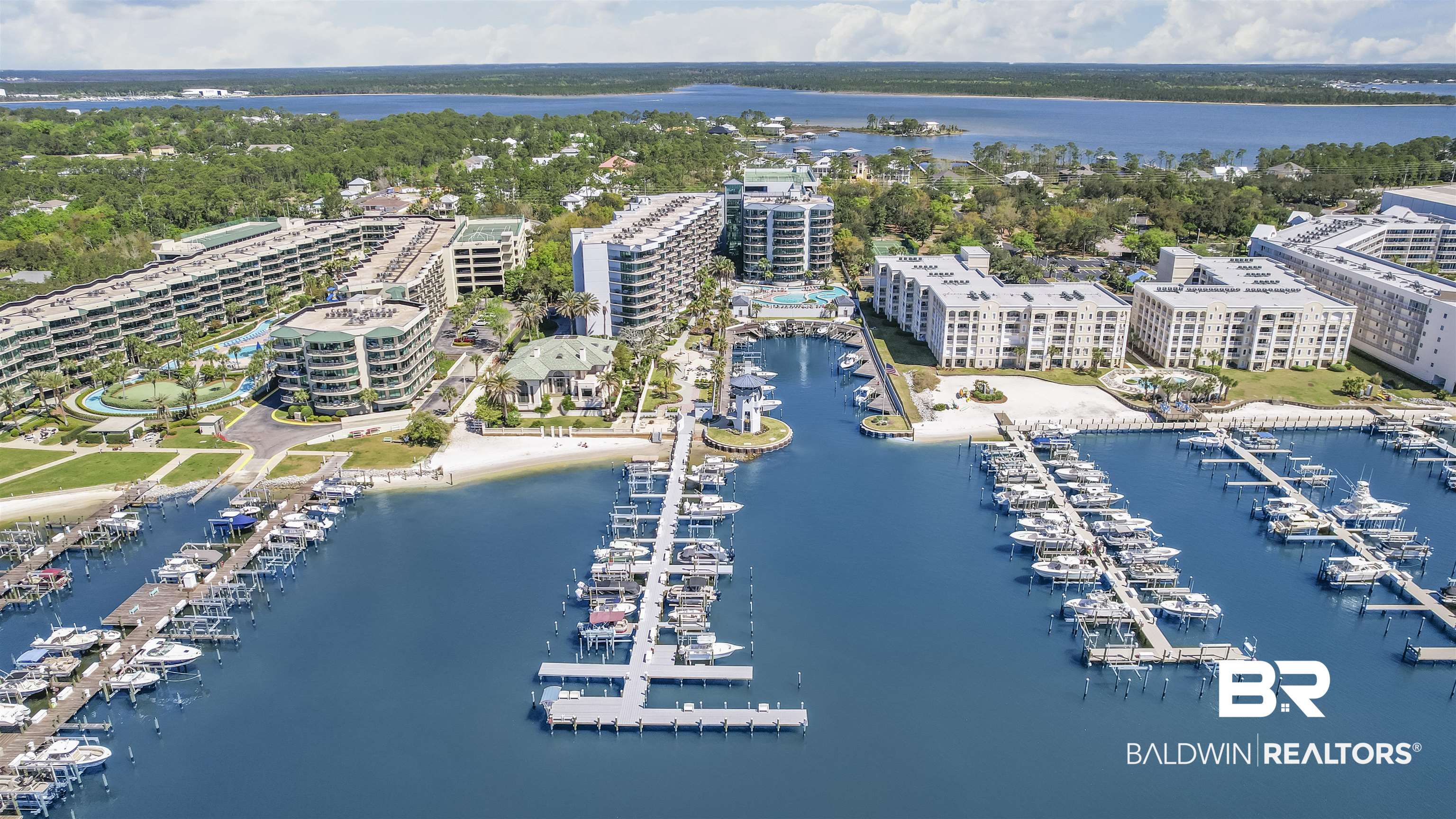 27582 Canal Road, Unit 2408 Orange Beach, AL 36561 - Photo 42 of 47 Bird's eye view with a water view