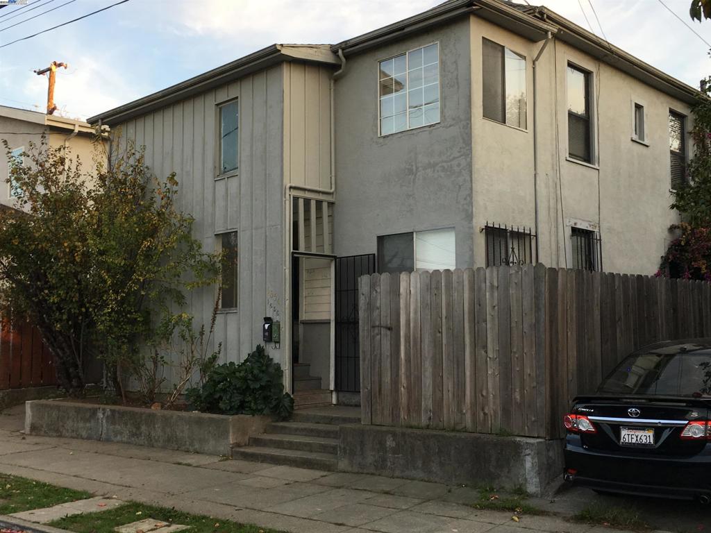 a car parked in front of a house