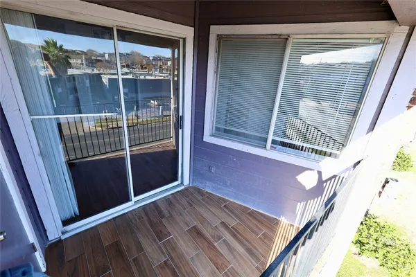 a view of front door