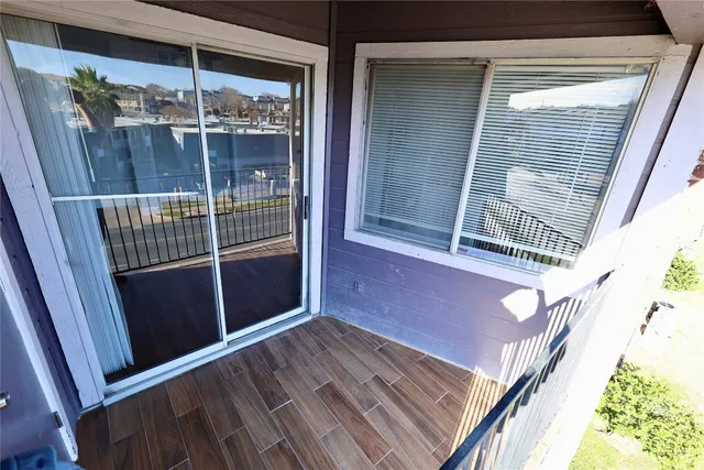 a view of front door