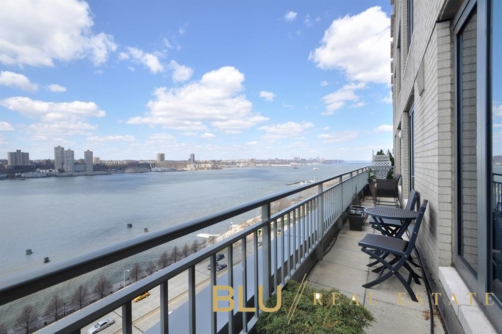 220 Riverside Boulevard, Unit 16L Manhattan, NY 10069 - Photo 4 of 10 a view of balcony with furniture