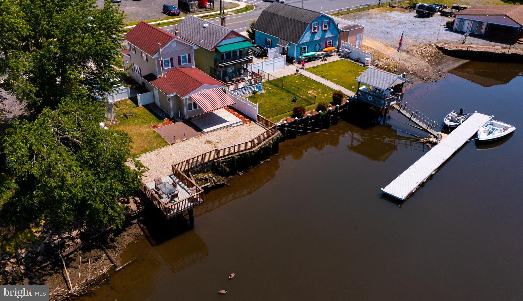 8 Creek Road Brooklawn, NJ 08030 - Photo 1 of 50 8 Creek is the Red Roof & the L shaped Pier