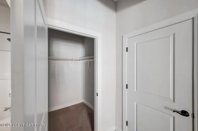 a view of closet area