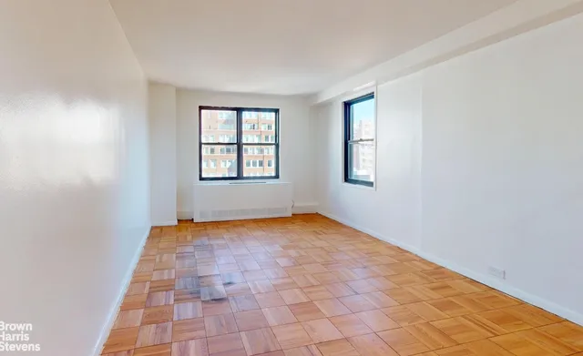 a view of a room with window