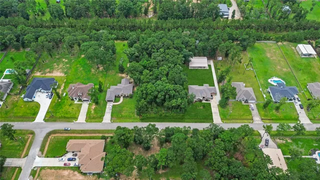 an aerial view of multiple houses