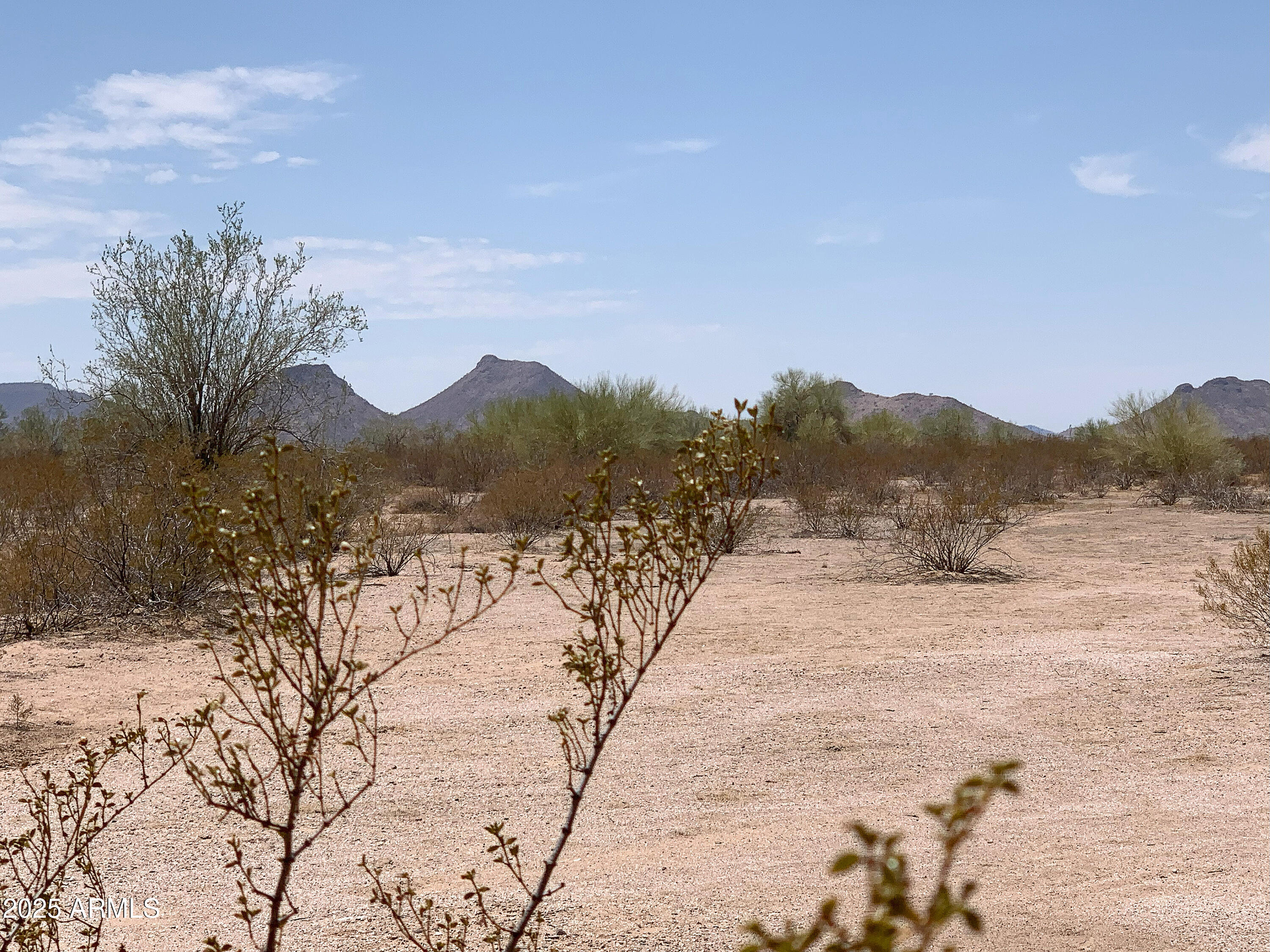 0 West Marsh Road, Unit 2 Stanfield, AZ 85172 - Photo 6 of 12 a view of a dry yard covered with snow in the background