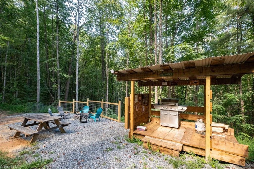 530 Alleghany Spur Road Traphill, NC 28685 - Photo 25 of 30 Outdoor kitchen
