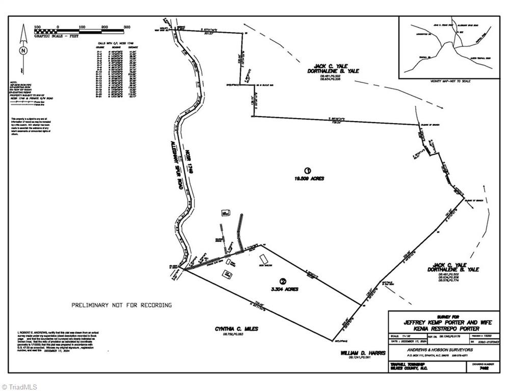 530 Alleghany Spur Road Traphill, NC 28685 - Photo 30 of 30 survey Lot 1