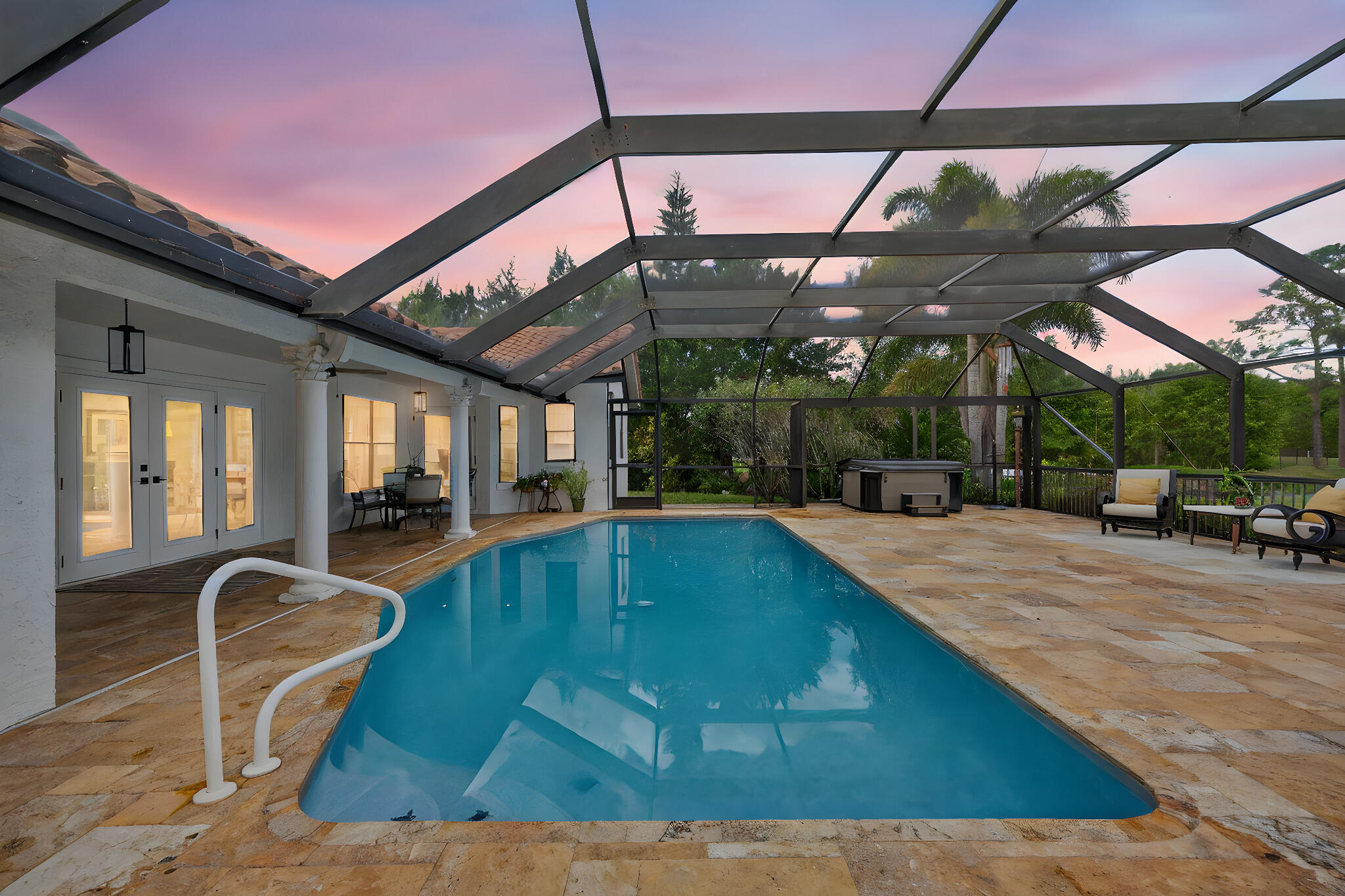 1488 Southeast Colony Way Jupiter, FL 33478 - Photo 34 of 51 a swimming pool with a outdoor seating