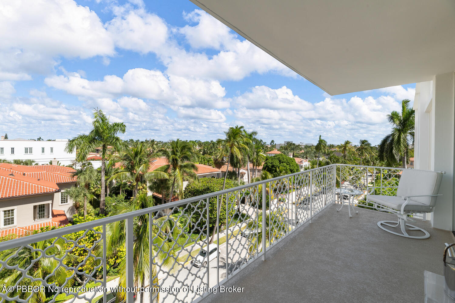 354 Chilean Avenue, Unit 6E Palm Beach, FL 33480 - Photo 12 of 16 a view of a city from a balcony