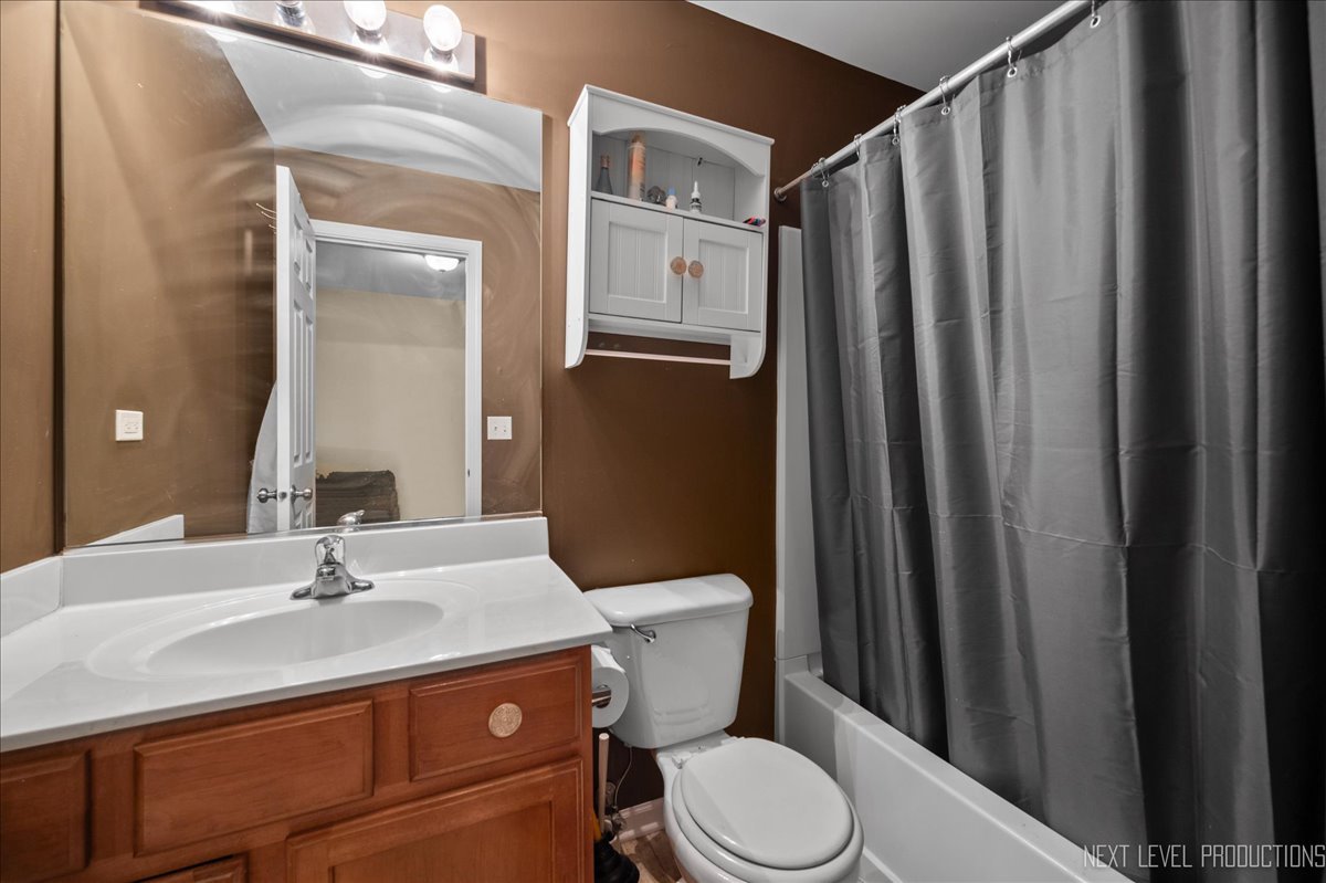 3765 Bailey Road Yorkville, IL 60560 - Photo 18 of 27 a bathroom with a sink a toilet and shower