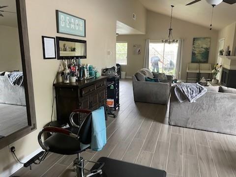 1315 North Floyd Road Richardson, TX 75080 - Photo 10 of 26 a living room with furniture and wooden floor