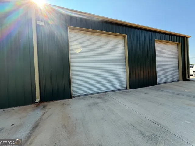 an empty room with closet