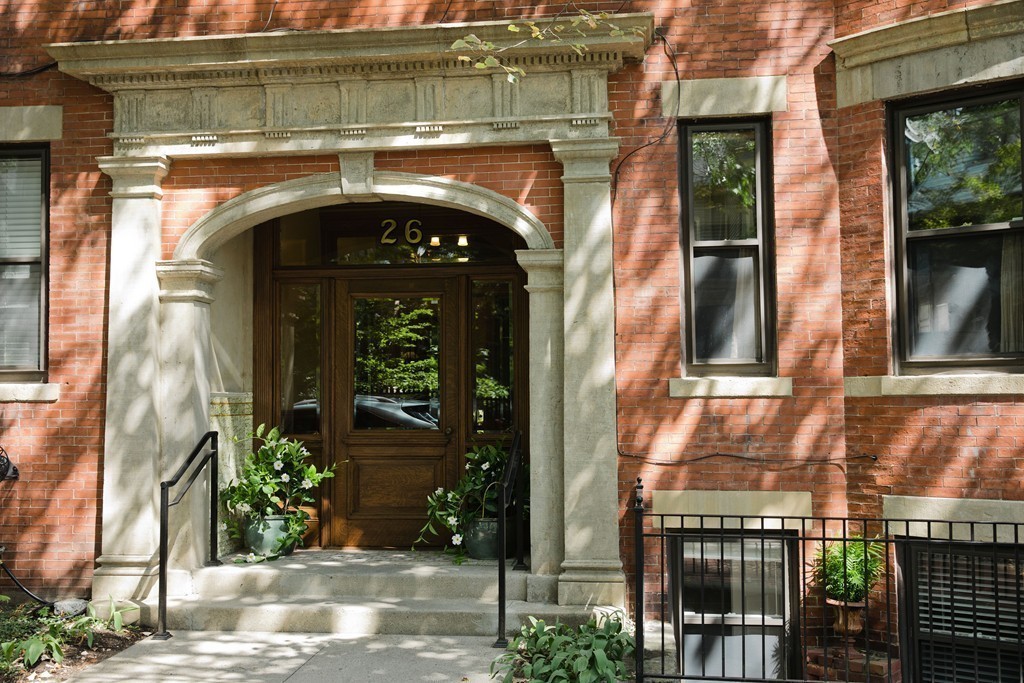 26 Hurlbut Street, Unit 2 Cambridge, MA 02138 - Photo 16 of 17 a front view of a house with garden