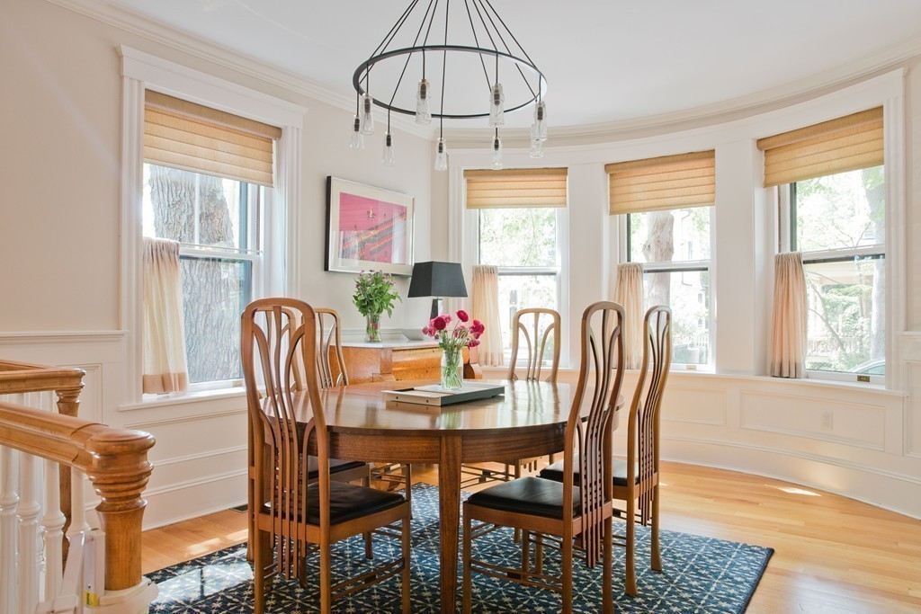 26 Hurlbut Street, Unit 2 Cambridge, MA 02138 - Photo 6 of 17 a view of a dining room with furniture window and wooden floor