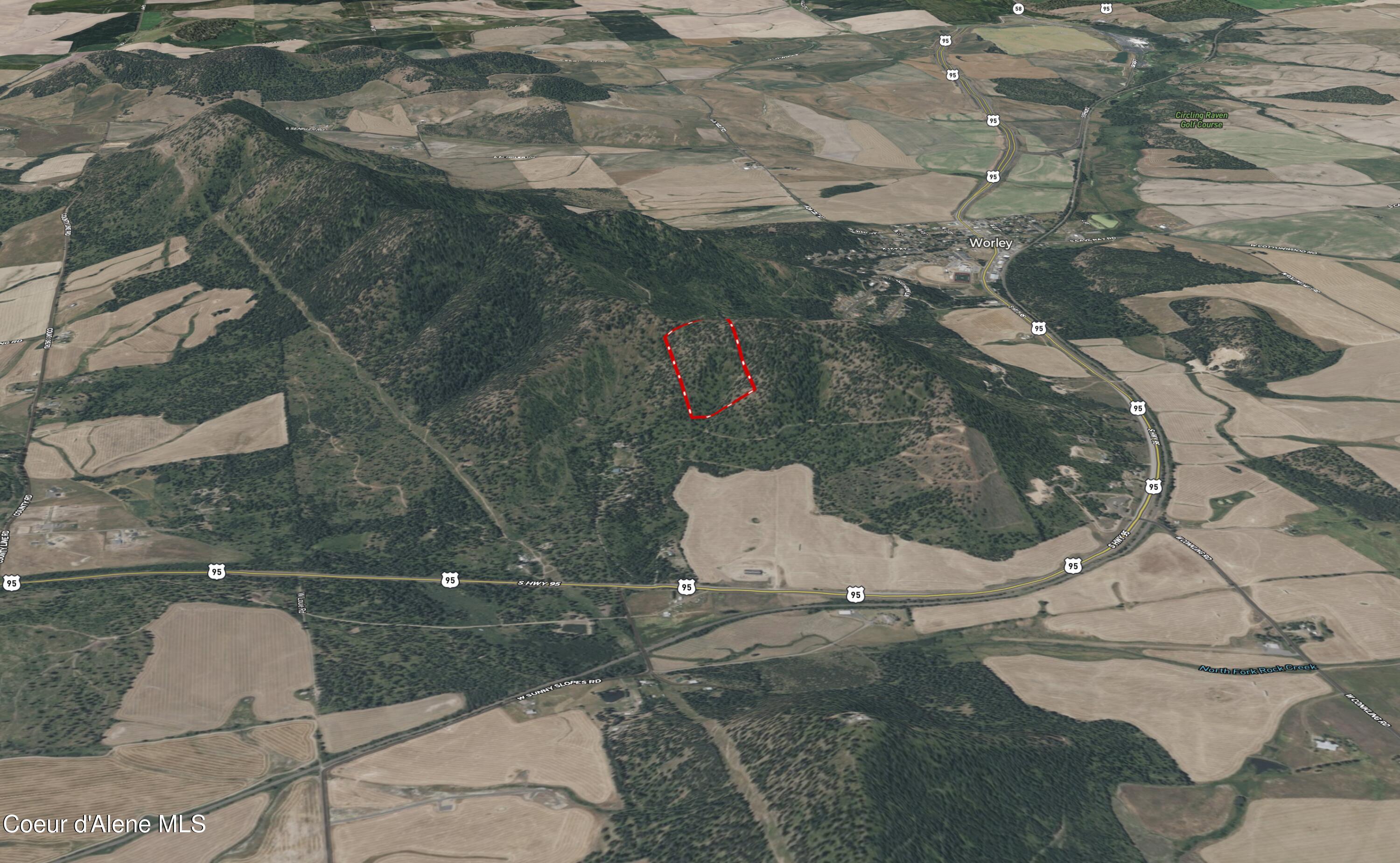 3 Lot Worley, ID 83876 - Photo 22 of 23 3D MAP WITH WORLEY