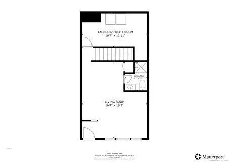 a picture of a bench in front of a door