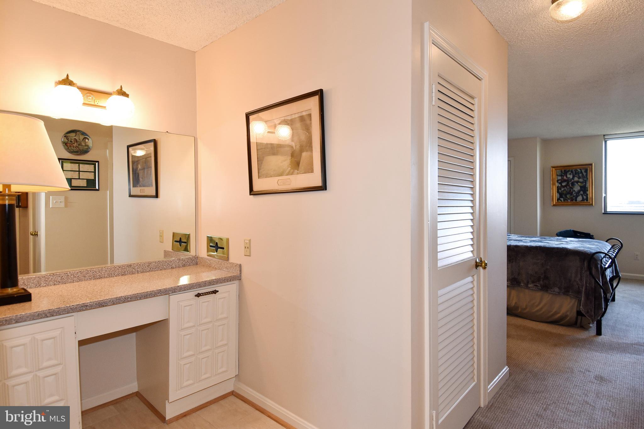 1101 South Arlington Ridge Road, Unit 903 Arlington, VA 22202 - Photo 28 of 66 Master Bedroom Dressing Area - View into MBR
