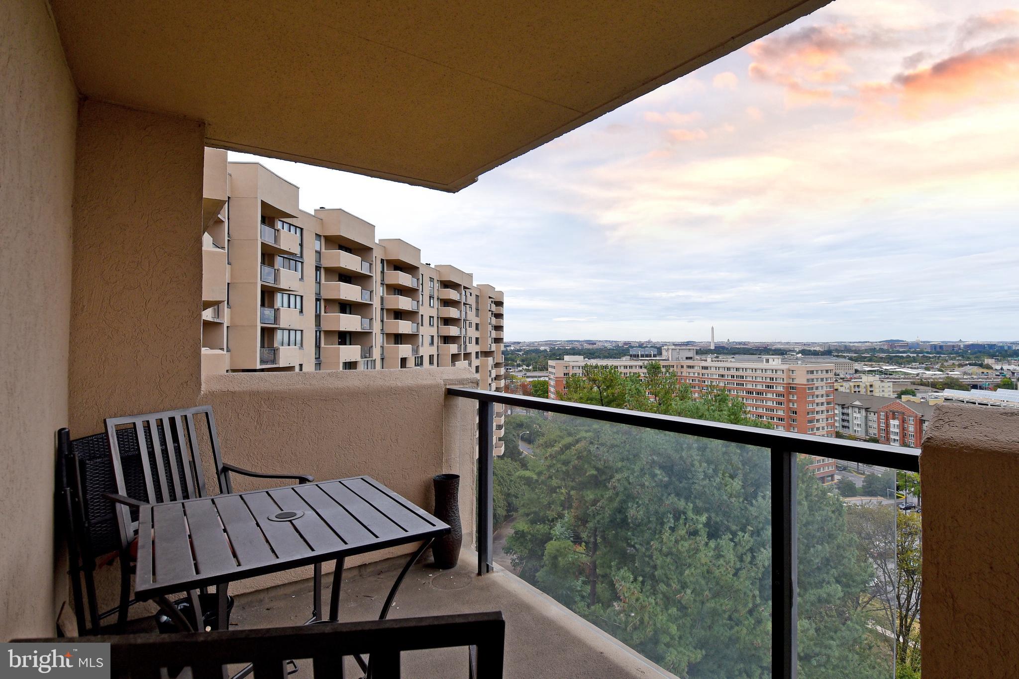 1101 South Arlington Ridge Road, Unit 903 Arlington, VA 22202 - Photo 36 of 66 20 Foot Balcony - 3rd View