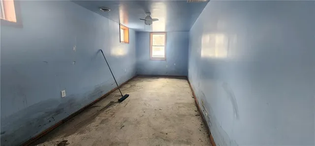 en empty room with window