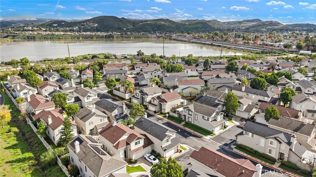 a view of a city with lake