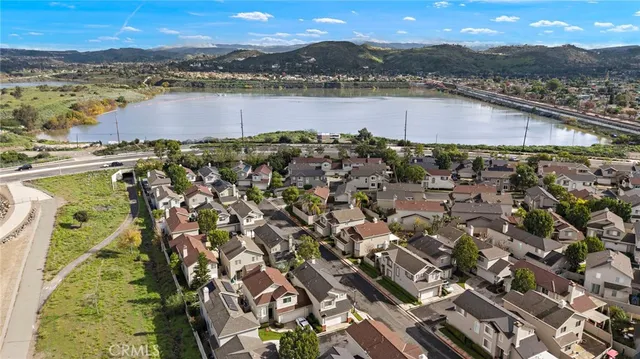 a view of lake and city