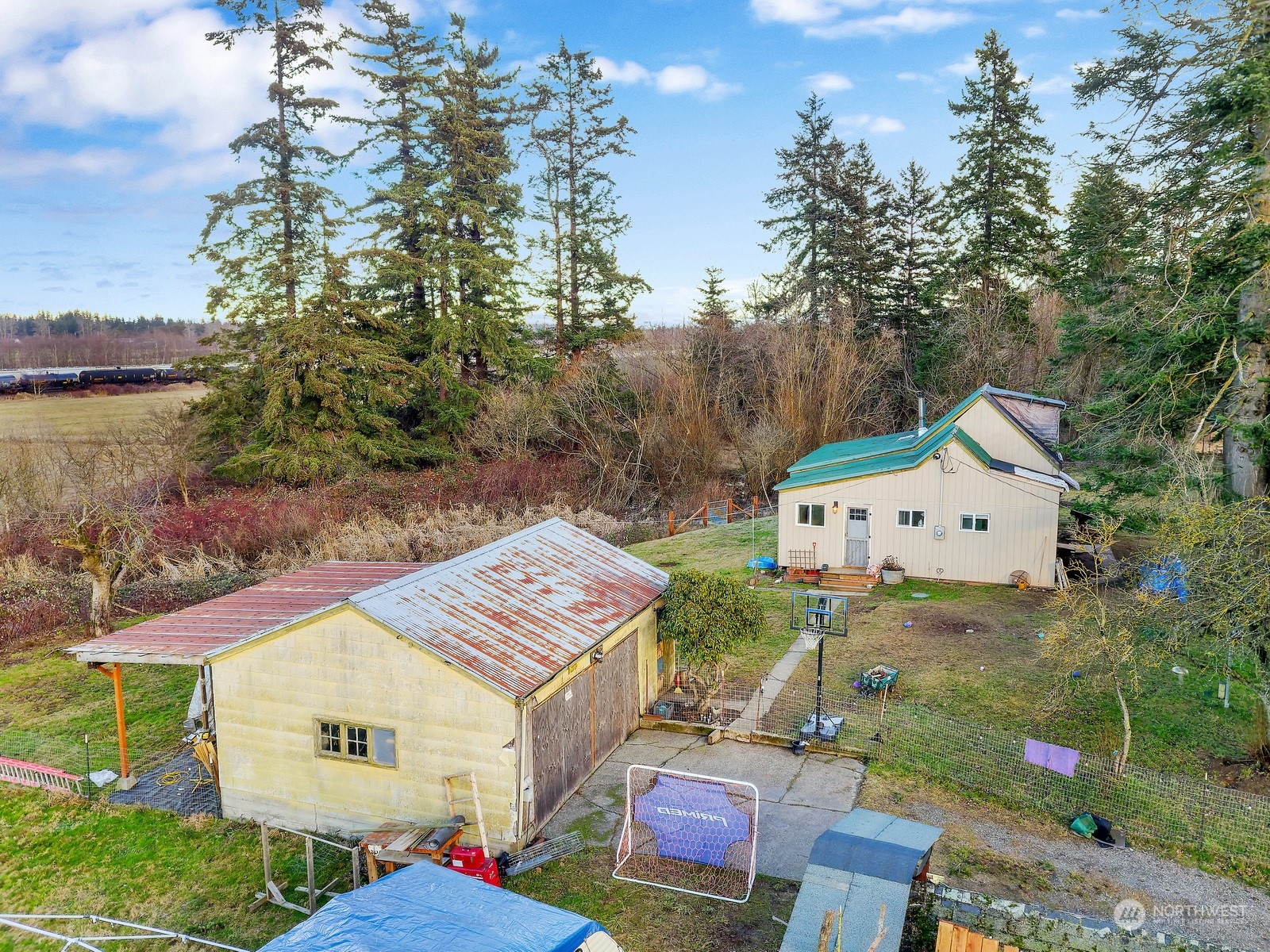 3534 Arnie Road Custer, WA 98240 - Photo 4 of 34 an aerial view of a house