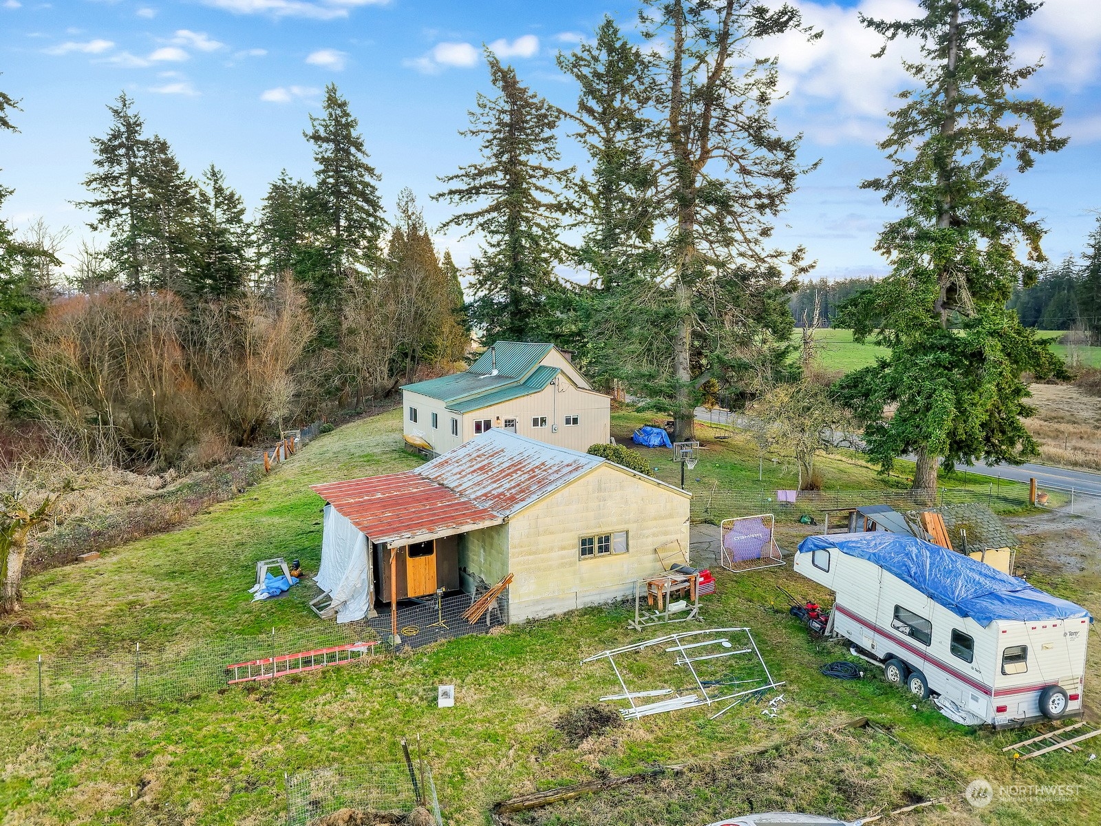 3534 Arnie Road Custer, WA 98240 - Photo 10 of 34 an aerial view of a house