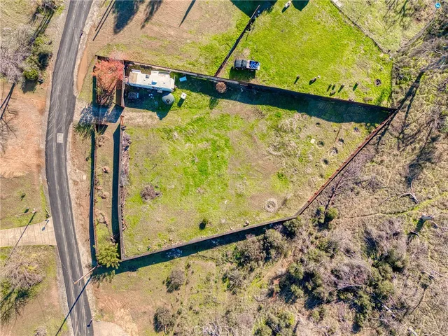 a view of street from a building